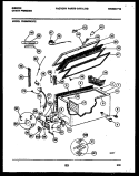 CHEST FREEZER PARTS Diagram and Parts List for FH26M6WXFE  Gibson Freezer