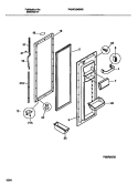 REFRIGERATOR DOOR Diagram and Parts List for F45WC26BD0  Frigidaire Refrigerator