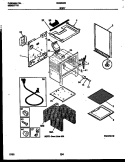 BODY PARTS Diagram and Parts List for GCG34BNL7  Frigidaire Range