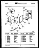ELECTRICAL PARTS Diagram and Parts List for GAS228P2K1  Gibson Air Conditioner