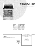 COVER Diagram and Parts List for CPIF3093LFB  Frigidaire Range