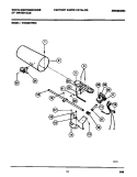 GAS VALVE, BURNER ASSEMBLY, SENSOR Diagram and Parts List for WDG547PBS1  Frigidaire Dryer