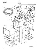 DISPENSER Diagram and Parts List for WRS22WNHW5  Frigidaire Refrigerator
