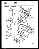 BURNER PARTS Diagram and Parts List for 30-4999-08-01  Tappan Range