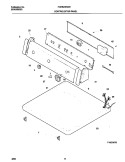 P16C0076 CONTROL PANEL Diagram and Parts List for FDEB23RGS1  Frigidaire Dryer