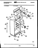CABINET PARTS Diagram and Parts List for RT174NCD2  Frigidaire Refrigerator