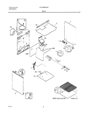 BODY Diagram and Parts List for FGF345BHWB  Frigidaire Range