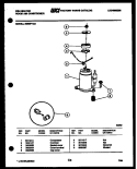 COMPRESSOR Diagram and Parts List for M205F1QA  Kelvinator Air Conditioner
