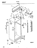 CABINET Diagram and Parts List for FRT18NNCD3  Frigidaire Refrigerator