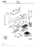 UPPER BODY Diagram and Parts List for TEO356BCWA  Tappan Range