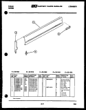 BACKGUARD Diagram and Parts List for 32-1012-45-10  Tappan Range