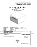 COVER Diagram and Parts List for FAH08EM1T1  Frigidaire Air Conditioner