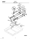 BURNER PARTS Diagram and Parts List for TGC8X3XCCA  Tappan Cooktop