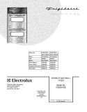 COVER Diagram and Parts List for FGB24T3ECB  Frigidaire Wall Oven