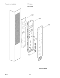 Part Location Diagram of 242070803 Frigidaire Membrane Switch