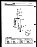 COMPRESSOR PARTS Diagram and Parts List for AK21E4RTBA  Gibson Air Conditioner