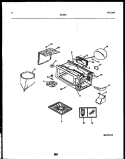 WRAPPER AND BODY PARTS Diagram and Parts List for 56-2251-00-02  Tappan Microwave
