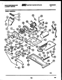 MOTOR, BLOWER AND CABINET PARTS Diagram and Parts List for LG600MXD1  Frigidaire Washer Dryer Combo
