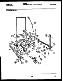 POWER DRY AND MOTOR PARTS Diagram and Parts List for DW1050LA2  Frigidaire Dishwasher
