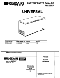 COVER Diagram and Parts List for MFC20M4BW4  Frigidaire Freezer