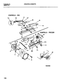 REFRIGERATOR & FREEZER CONTROLS Diagram and Parts List for GRS22PRBW0  Gibson Refrigerator