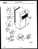 SYSTEM / AUTOMATIC DEFROST Diagram and Parts List for WRT21GRBW0  Frigidaire Refrigerator