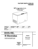 COVER Diagram and Parts List for FFC15C3AW1  Frigidaire Freezer
