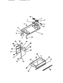 TOP / DOOR / DRAWER Diagram and Parts List for REC406CT0  Kelvinator Range