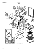 BODY Diagram and Parts List for TGF362BBBF  Tappan Range