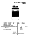 COVER Diagram and Parts List for GGF354CHSE  Gibson Range