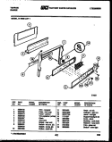 BACKGUARD Diagram and Parts List for 31-6969-00-01  Tappan Range