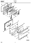 Part Location Diagram of 5303311197 Frigidaire HANDLE-DOOR