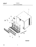 Part Location Diagram of 309640205 Frigidaire LOUVER Assembly