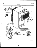 SYSTEM AND AUTOMATIC DEFROST PARTS Diagram and Parts List for GTL160BK1  Frigidaire Refrigerator