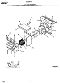 AIR HANDLING PARTS Diagram and Parts List for GAS258Y2A1  Gibson Air Conditioner