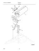 BURNER Diagram and Parts List for FASE7074LA0  Frigidaire Dryer