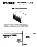 COVER Diagram and Parts List for WAC056W7A5A  Frigidaire Air Conditioner