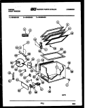BODY PARTS Diagram and Parts List for 57-2709-00-02  Tappan Microwave Oven Combo
