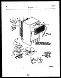 SYSTEM AND AUTOMATIC DEFROST PARTS Diagram and Parts List for MRT18CHAA0  Frigidaire Refrigerator