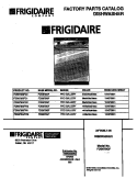 COVER Diagram and Parts List for FDB679GFW0  Frigidaire Dishwasher