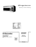 COVER Diagram and Parts List for CPLMV169DCC  Frigidaire Microwave