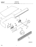 CONTROL PANEL Diagram and Parts List for FGB500CGB1  Frigidaire Wall Oven