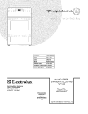 COVER Diagram and Parts List for LEEFM389FEF  Frigidaire Range