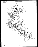 ICE DISPENSER Diagram and Parts List for WRS24WRAW1  Frigidaire Refrigerator