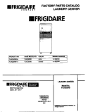 COVER Diagram and Parts List for FLXE52RBS3  Frigidaire Washer Dryer Combo