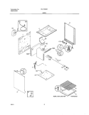 BODY Diagram and Parts List for FLF316WHSB  Frigidaire Range