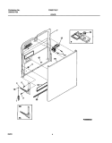 Part Location Diagram of 154436805 Frigidaire DOOR Assembly