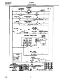 WIRING DIAGRAM Diagram and Parts List for FEF455WFBE  Frigidaire Range