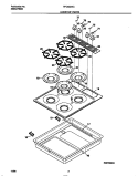 COOKTOP PARTS Diagram and Parts List for TPC8X3XCW2  Tappan Cooktop