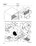 SYSTEM Diagram and Parts List for PLHT219TCB2  Frigidaire Refrigerator